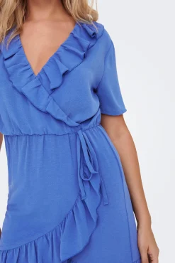 Vestido Corto Cruzado