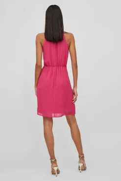 Vestido Corto Cuello Halter