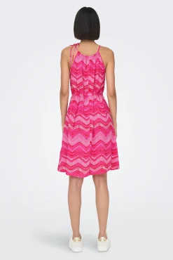 Vestido Corto Cuello Halter