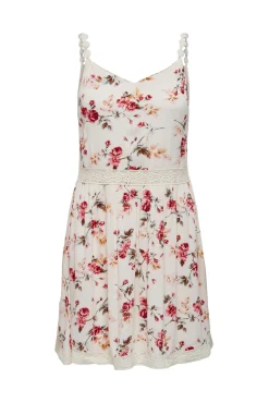 Vestido Corto Cuello Pico