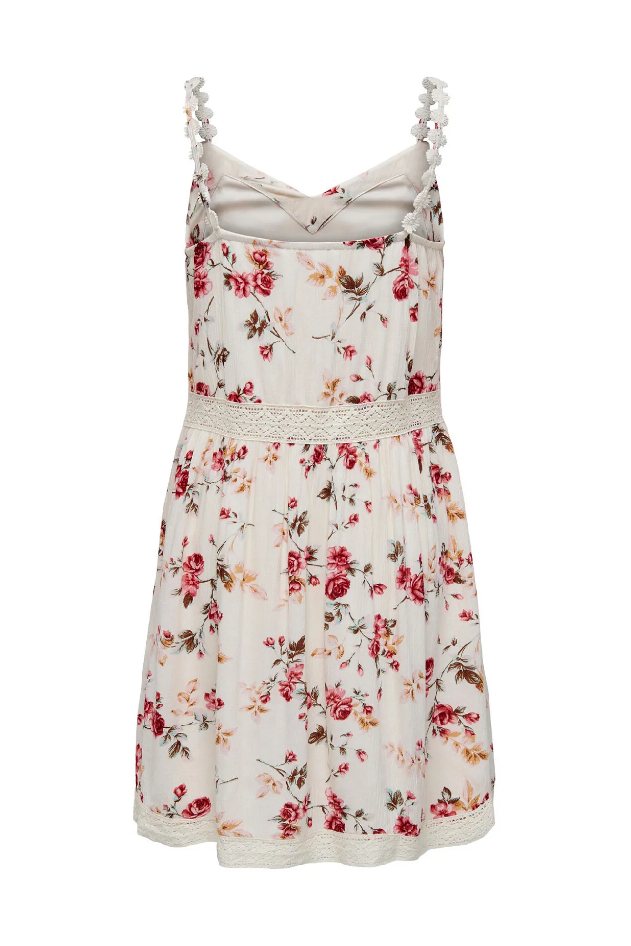 Vestido Corto Cuello Pico