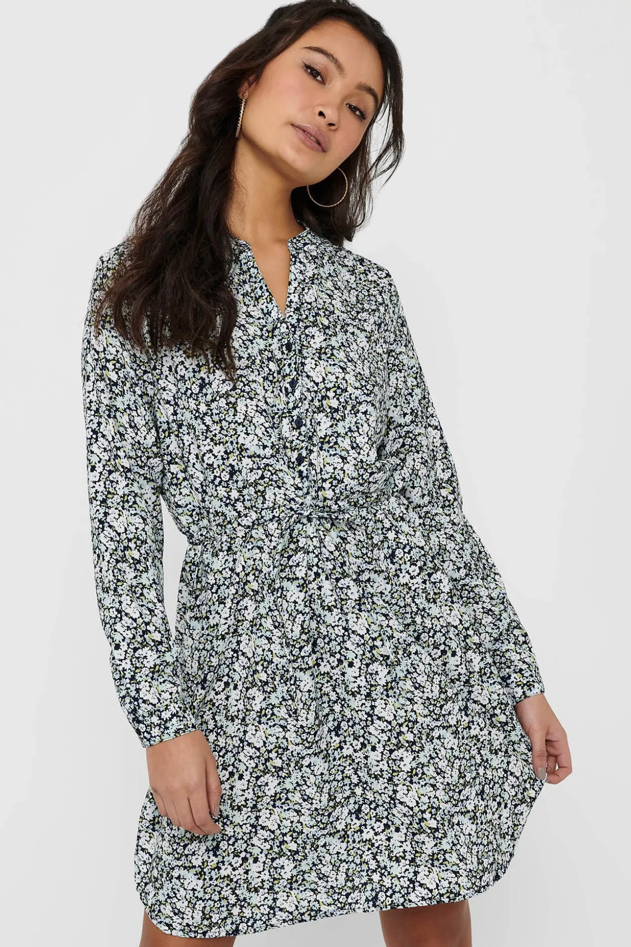 Vestido Corto De Corte Tunica