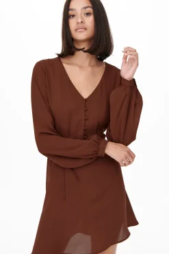 Vestido Corto De Gasa