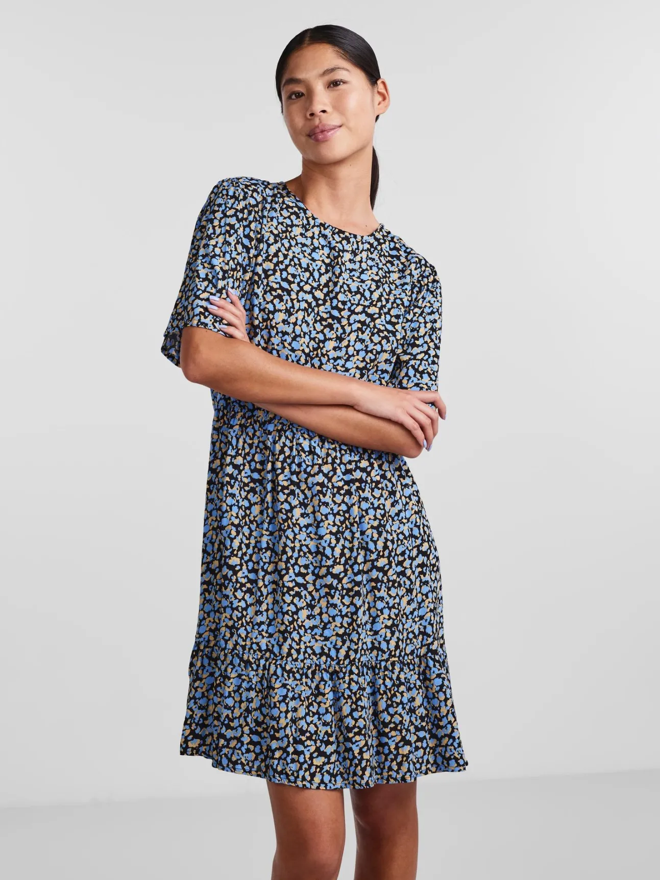 Vestido Corto De Mujer Floral.