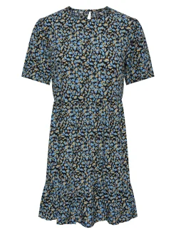 Vestido Corto De Mujer Floral.