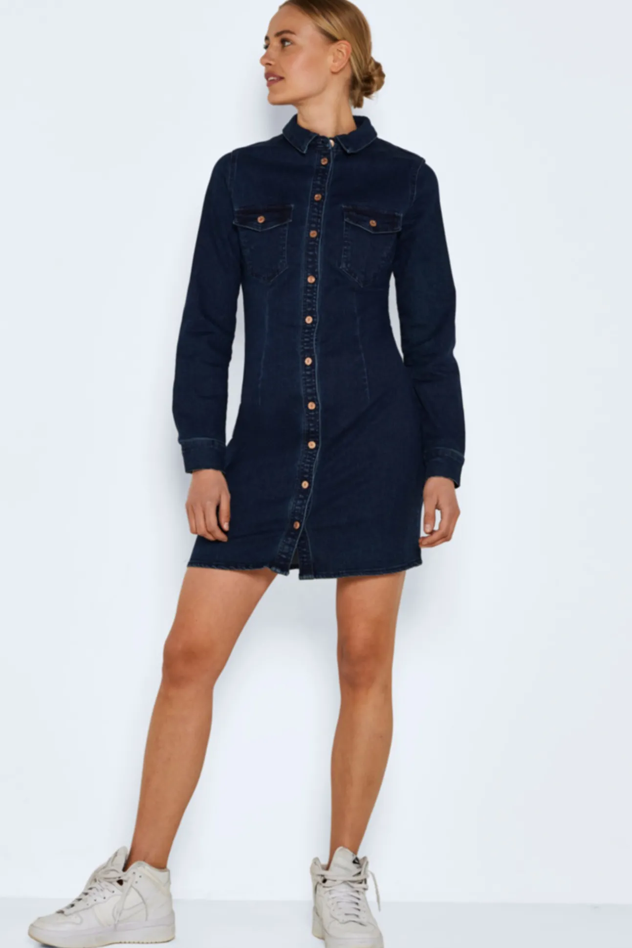 Vestido Corto Denim