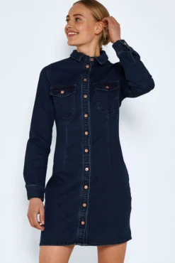 Vestido Corto Denim