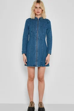 Vestido Corto Denim