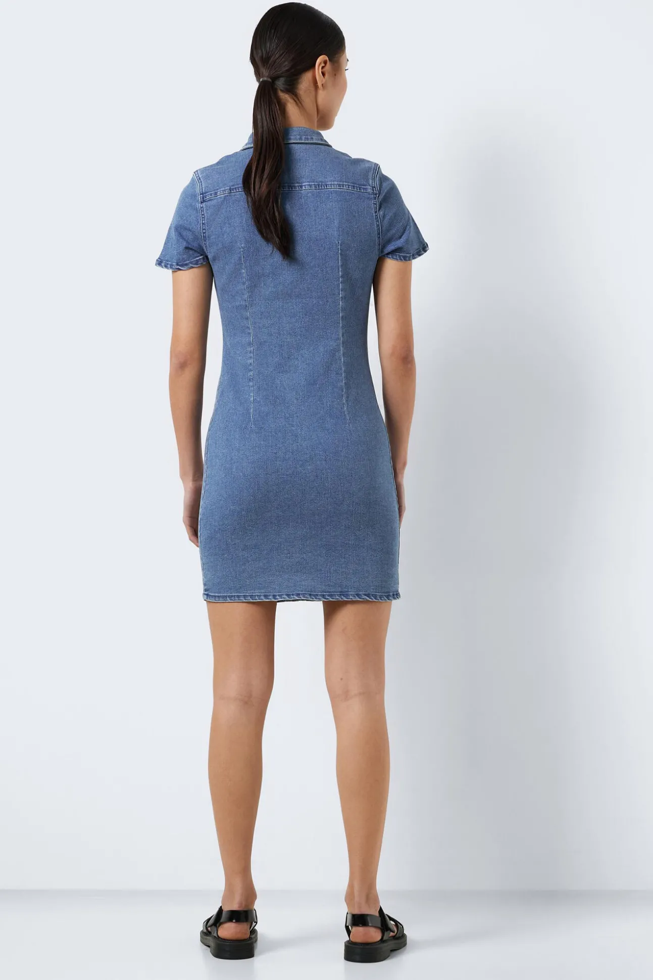 Vestido Corto Denim