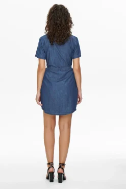 Vestido Corto Denim