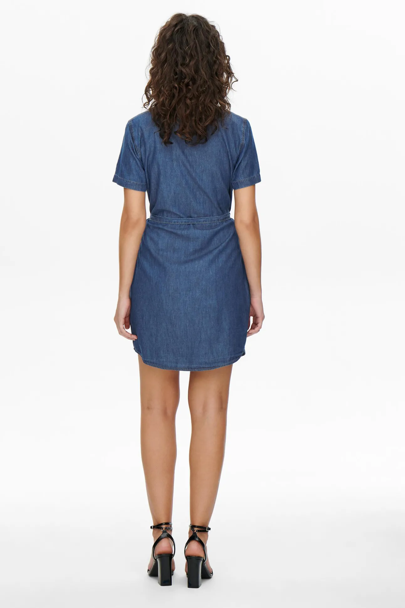 Vestido Corto Denim