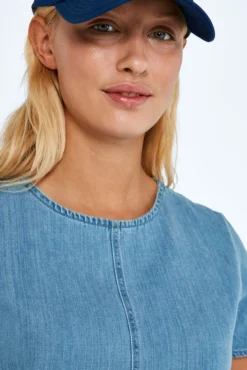 Vestido Corto Denim