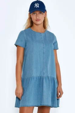 Vestido Corto Denim