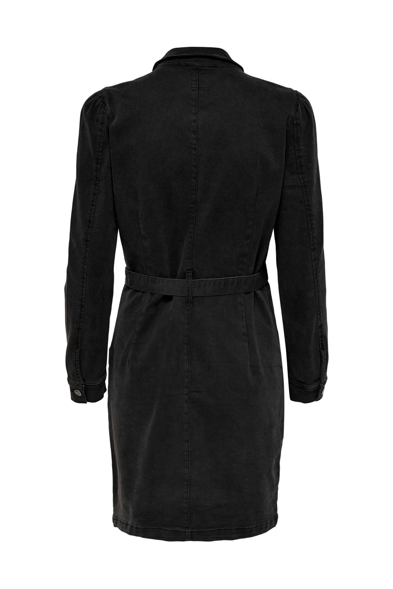 Vestido Corto Denim Manga Larga
