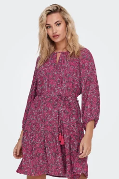 Vestido Corto Estampado