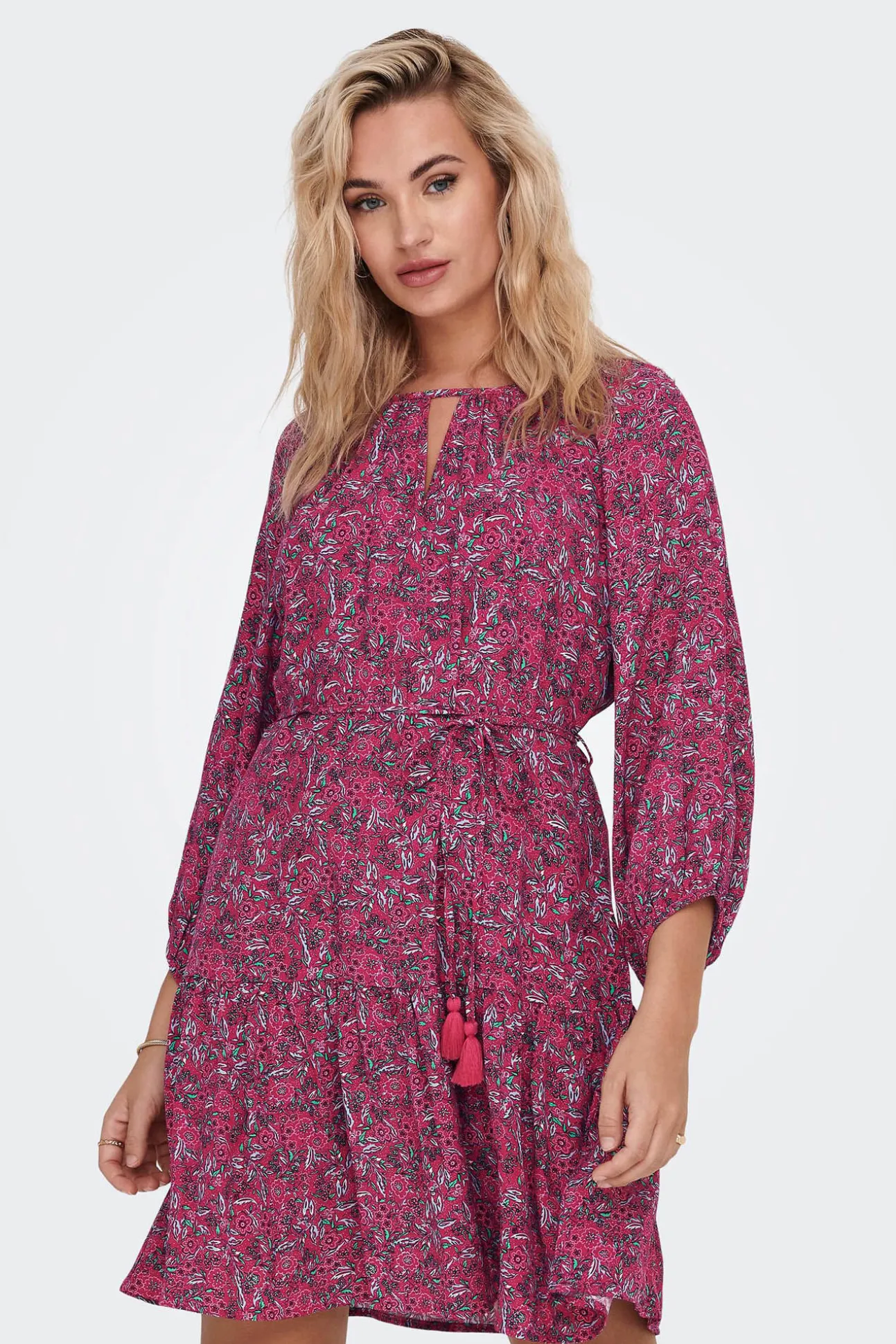 Vestido Corto Estampado