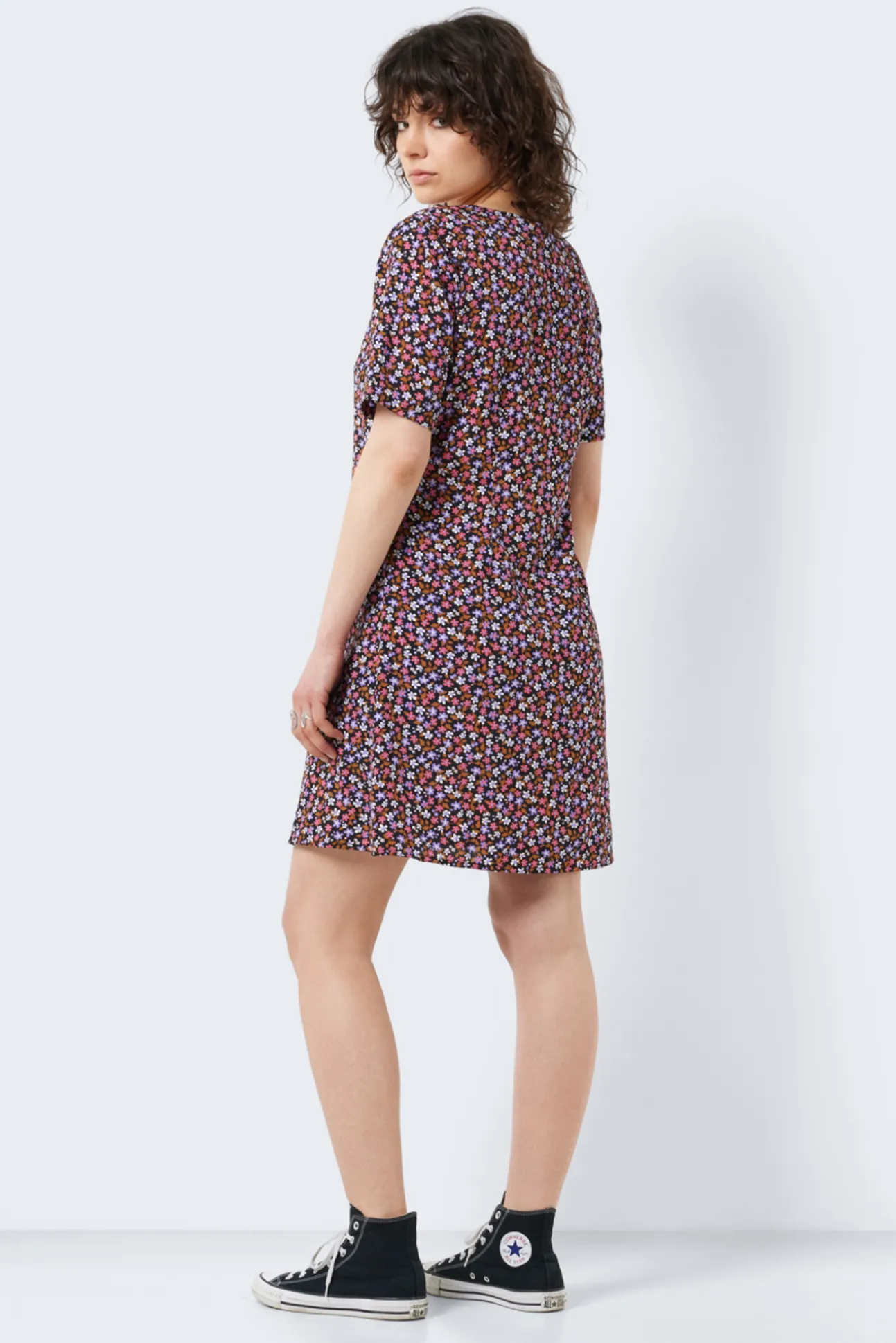 Vestido Corto Estampado