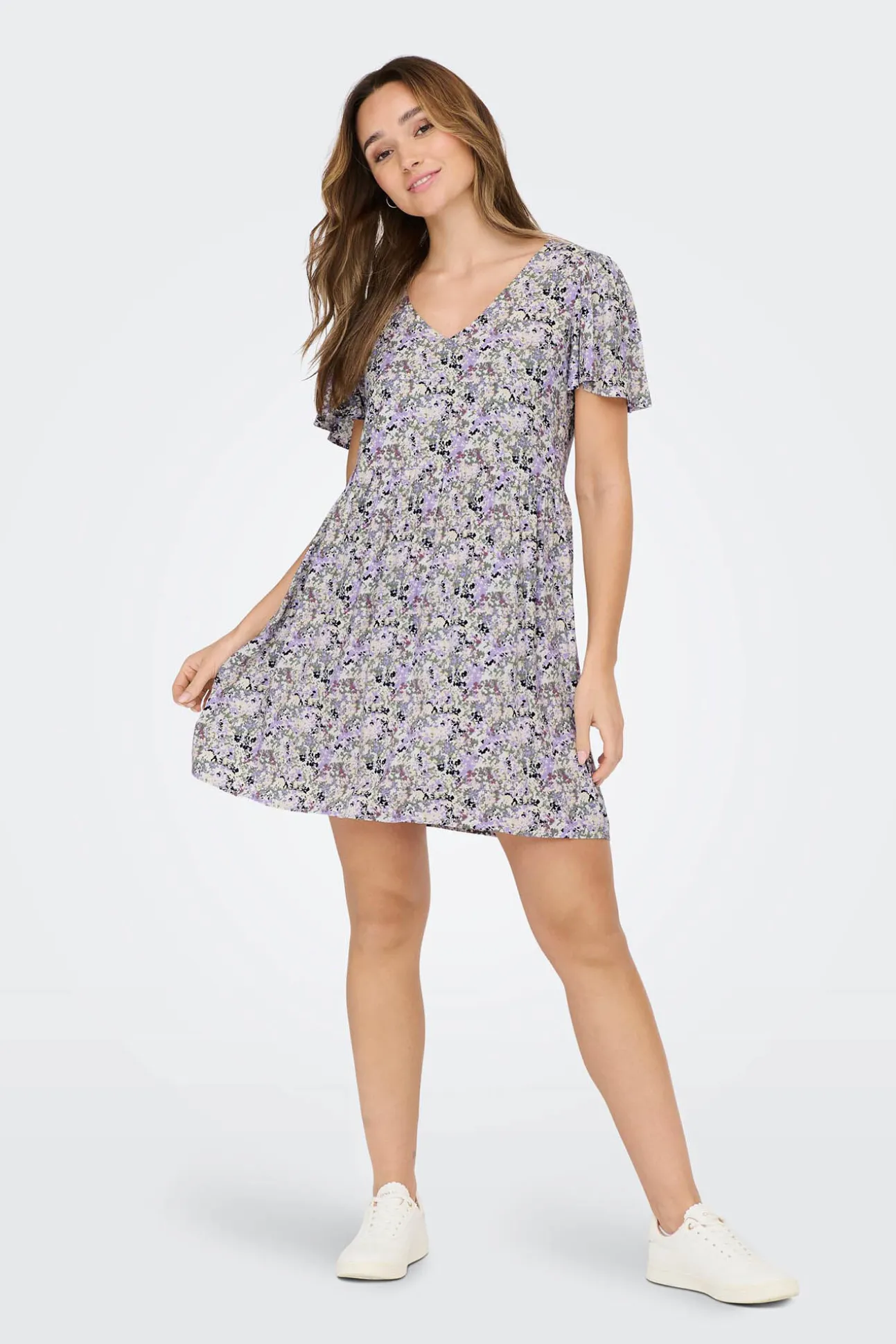 Vestido Corto Estampado