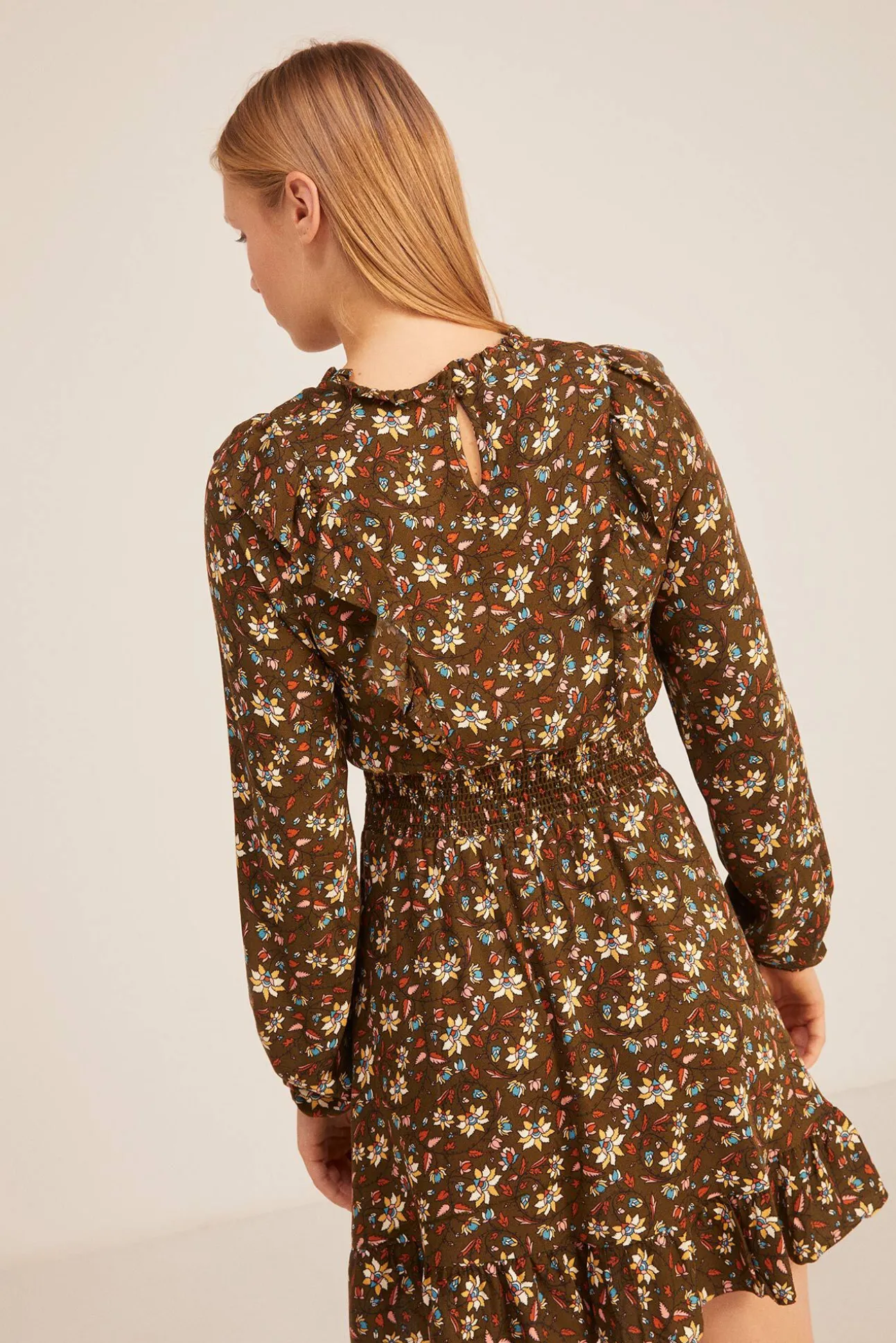 Vestido Corto Flor Indiana