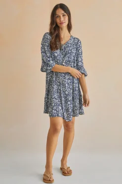 Vestido Corto Flores