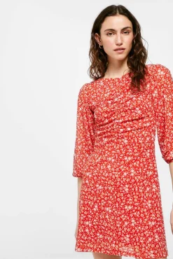 Vestido Corto Frunces