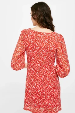 Vestido Corto Frunces