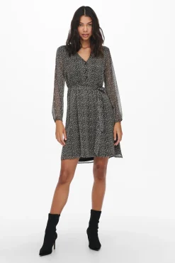 Vestido Corto Lazo