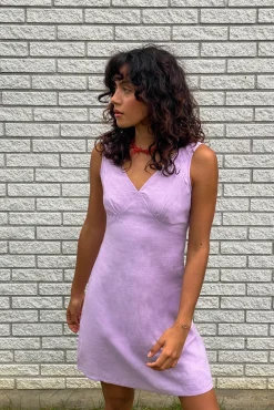 Vestido Corto Lino