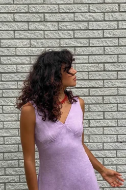 Vestido Corto Lino