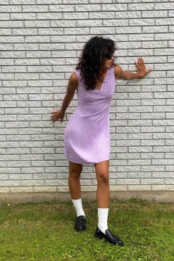 Vestido Corto Lino