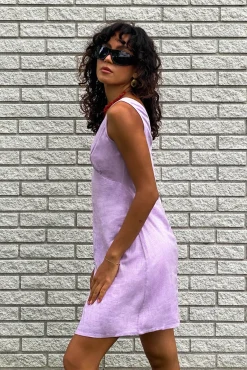 Vestido Corto Lino