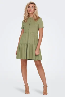 Vestido Corto Manga Corta