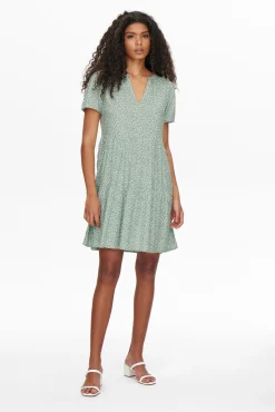 Vestido Corto Manga Corta