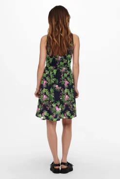 Vestido Corto Sin Mangas
