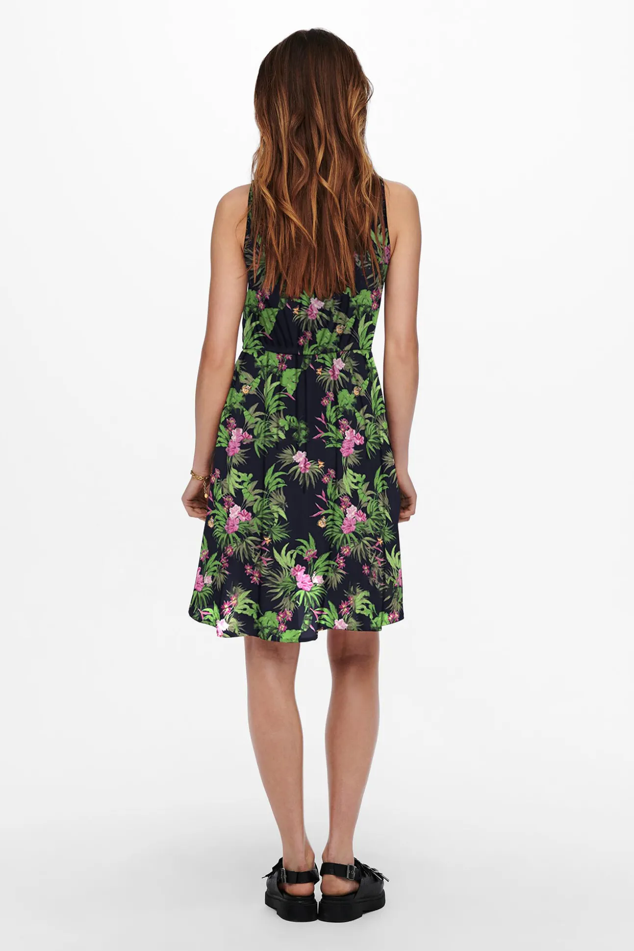 Vestido Corto Sin Mangas