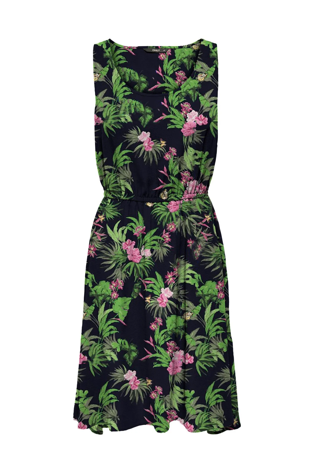 Vestido Corto Sin Mangas