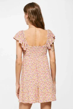 Vestido Corto Tirante Volante