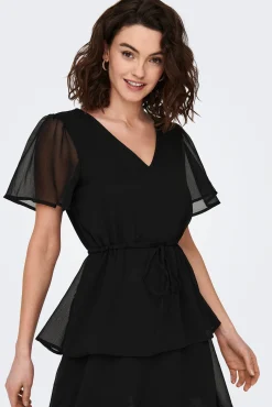 Vestido Corto Volantes