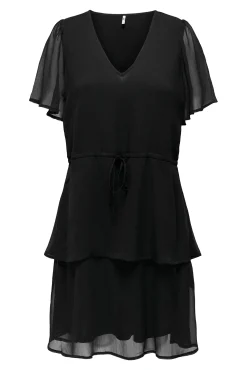 Vestido Corto Volantes