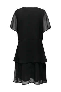 Vestido Corto Volantes