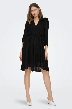 Vestido Corto Volantes