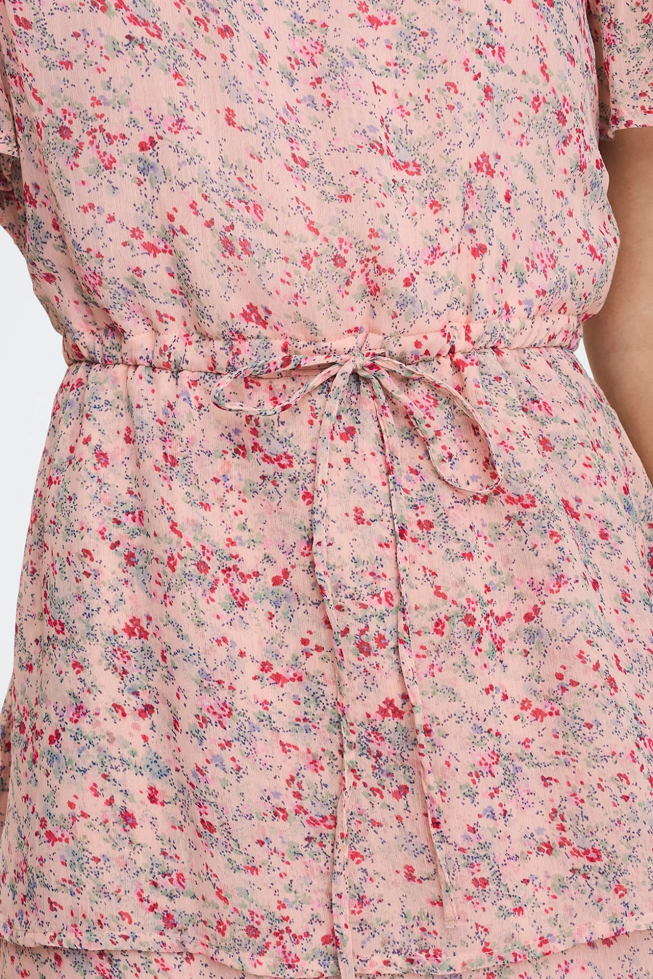 Vestido Corto Volantes