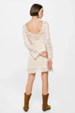 Vestido Crochet Escote Espalda