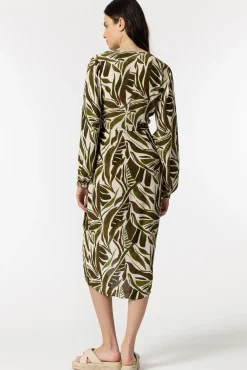 Vestido Cruzado Con Lazo