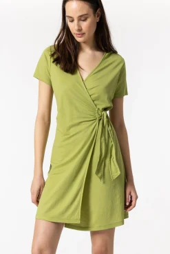Vestido Cruzado Con Lazo