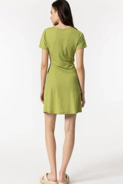 Vestido Cruzado Con Lazo
