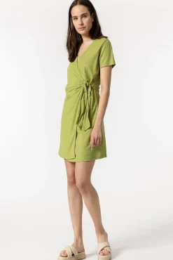 Vestido Cruzado Con Lazo