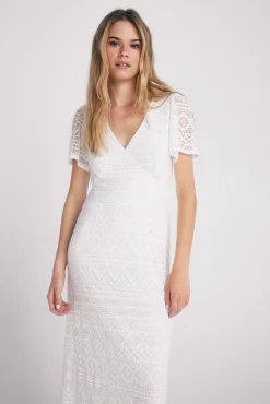 Vestido De Crochet De Punto