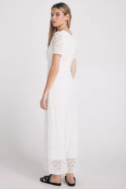 Vestido De Crochet De Punto