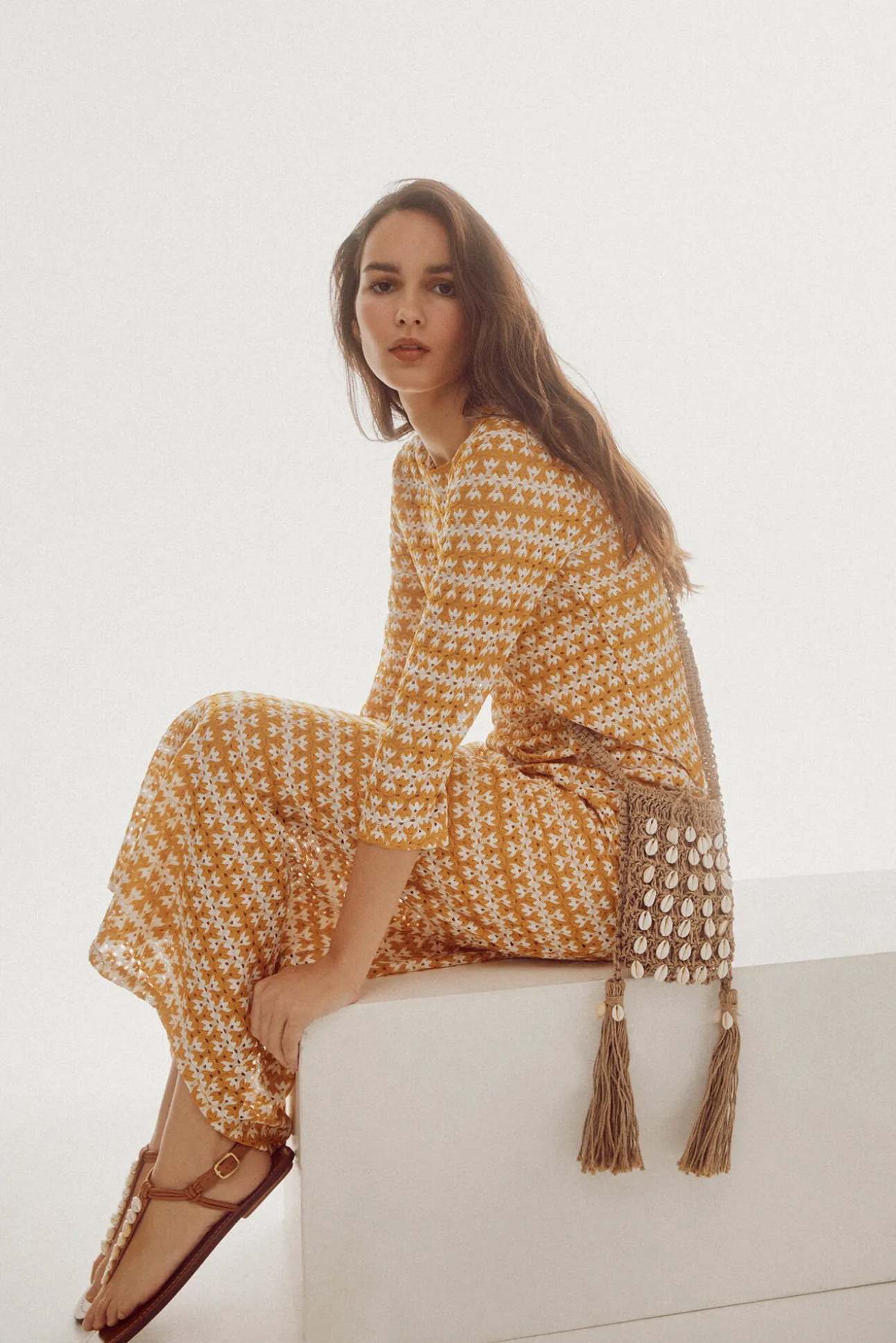Vestido De Encaje De Punto
